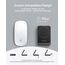 Anker MagGo 3-in-1 Ladestation, Qi2 zertifizierter 15W kabelloser Ladeständer, MagSafe kompatibel, Apple Watch Ladegerät, Für iPhone 17/16/15/14, AirPods, Apple Watch 9 (Mit 40W USB-C Netzteil)