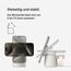 Belkin BoostCharge Pro kabellose 2-in-1-Ladestation mit MagSafe (15 W) Ladegerät, kompatibel mit iPhone der Serien 17, Air, 16, 15, 14, Pixelsnap, AirPods und Anderen MagSafe-fähigen Geräten
