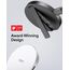 ESR für Magsafe Ladegerät, Wireless Charger mit Ständer für iPhone 17/17e/16/15/14/13/12, AirPods 4/3/2 Pro, Samsung S26, Induktive Ladestation mit 1,5m Verstärktem Nylonkabel,Schwarz (Ohne Netzteil)