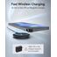 ESR für Magsafe Ladegerät, Wireless Charger mit Ständer für iPhone 17/17e/16/15/14/13/12, AirPods 4/3/2 Pro, Samsung S26, Induktive Ladestation mit 1,5m Verstärktem Nylonkabel,Schwarz (Ohne Netzteil)