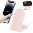 Magnetische Wireless Ladegerät Kabellose Ladestation, Schnelle Magnetische Ladestation Kompatibel mit iPhone 17 16 15 14 13 12 Series, Air-Pods Pro 2, Air-Pods 3