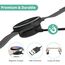 Kabelloses Ladegerät kompatibel mit Samsung Galaxy Watch 6/6Classic 5/5 Pro, magnetisches kabelloses USB-Ladekabel für Samsung Galaxy Watch 4/4 Classic, Watch 3, Active 2/Active
