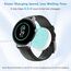 MoKo Ladegerät Kompatibel mit Google Pixel Watch 3/Pixel Watch 2 Smartwatch, Magnetisches Ladestation mit 1M USB-C Ladekabel Kabel für Fitbit Ace LTE/Versa 4/3/Sense 2/Sense, Weiß