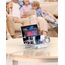 SooPii USB Ladestation 60W/12A,6-Port Dockingstation für mehrfach Geräte with PD 20W Schnellladung für lPhone 14/13,2-In-1 I Watch Holder, 6 Kabel Included für Telefone,Tablets und andere Geräte