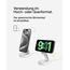 Belkin BoostCharge Pro induktive Ladestation 15W, Qi2-Ladegerät, kabelloses Ladegerät, kompatibel mit MagSafe, kabelloses Qi2-Ladestation für Apple iPhone 16/15/14/13/12, AirPods Pro – Weiß