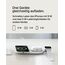 Belkin BoostCharge Pro kabellose 3-in-1-Ladestation mit magnetischem Qi2, 15 W, Schnellladegerät, Wireless Charger kompatibel mit den iPhone-Serien 16, AirPods, Apple Watch usw. – Weiß