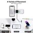 KU XIU Faltbar 3 in 1 Ladestation für Apple Watch und iPhone-kompatibel mit MagSafe Ladegerät Induktive Handy Ladestation-15W Wireless Charger für iPhone 16-12, Watch Ultra2,für AirPods(20W Ladegerät)