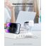 SooPii USB Ladestation 60W/12A,6-Port Dockingstation für mehrfach Geräte with PD 20W Schnellladung für lPhone 14/13,2-In-1 I Watch Holder, 6 Kabel Included für Telefone,Tablets und andere Geräte