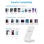 NANAMI Fast Wireless Charger, 15W Induktive Ladestation für Samsung Galaxy S26/S25/S24/S23/S22/S22+/S21/S20/S10/S9/S8/S7 Note 20, für iPhone 17/Air/16/15/14/13/12/11/X/XS/XR/8/8 Plus Google Pixel LG