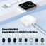 Critin Ladekabel für Apple Watch, USB Magnetisches Kabelloses Ladegerät Kompatibel mit Apple Watch Ultra/SE/Serie 9/8/7/6/5/4/3/2/1, Tragbares Schnellladekabel (1 m)
