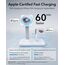 ESR 3 in 1 Ladestation für Apple Watch und iPhone, 3 in 1 Magsafe ladestation, Induktive Ladestation für iPhone 17e/17/16/15/14/13, für Apple Watch/AirPods 4/3/Pro, Weiß