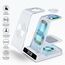 Induktive Ladestation für Samsung S25 Ultra, 3 in 1 Wireless Charger für Samsung Galaxy Watch 8/8 Classic/Ultra/7/6/5, Kabelloses Ladegerät für Galaxy S25/S24/S23/Z Flip 7/Fold 6, Galaxy Buds 3/3 Pro