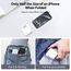 KU XIU Faltbar 3 in 1 Ladestation für Apple Watch und iPhone-kompatibel mit MagSafe Ladegerät Induktive Handy Ladestation-15W Wireless Charger für iPhone 16-12, Watch Ultra2,für AirPods(20W Ladegerät)