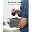 ESR für Magsafe Ladegerät, Wireless Charger mit Ständer für iPhone 17/17e/16/15/14/13/12, AirPods 4/3/2 Pro, Samsung S26, Induktive Ladestation mit 1,5m Verstärktem Nylonkabel,Schwarz (Ohne Netzteil)