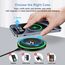 15W Induktive Ladestation Wireless Charger,Qi Ladestation Handy Kabelloses Ladegerät LadePad Induktionsladegerät für Google Pixel 9/8/8 Pro/7/6,Samsung Galaxy S26/S25/S24/S23/S22/S21,iPhone 16 pro/15