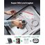 Mag-Safe Ladestation,Tragbares Ladegerät für Apple Watch und iPhone, induktive Ladestation Reisen kompatibel mit iPhone 16 15 14 13 12 iWatch Serie, Wireless Charger für Airp0ds Pro 3 2 (Grau)
