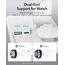 ESR 65W 5 in 1 GaN Ladestation, kompatibel mit MagSafe Ladeständer, magnetisches kabelloses Ladegerät für iPhone 17e/17/16/15/14/13/12-Serie, Apple Watch, AirPods 4/3/2/Pro und USB A/C Geräte, Weiß