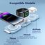 ZUMSEY 3 in 1 Faltbare kabellose Reiseladestation, Apple Ladestation Für Apple Watch und iPhone iPods, Wireless Charger für iPhone 16 15 14 13 12 Pro Max Plus/iWatch 10/9/Ultra/8/7/6/SE/5/4/3/AirPods