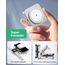 Mag-Safe Ladestation,Tragbare Ladegerät für Apple Watch und iPhone, induktive Ladestation für Reisen kompatibel mit iPhone 16 15 14 13 12 iWatch Serie, Wireless Charger für Airp0ds Pro 3 2 (Silber)
