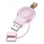 LVFAN Ladegerät für Apple Watch, iWatch Ladegerät Unterwegs, Kabelloses Tragbare Reiseladegerät Zubehör, USB Portable Wireless Travel Charger für Apple Watch 10 9 8 7 6 5 4 3 2 SE Ultra 2 (Rosa)