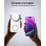 Induktive Ladestation Kompatibel mit Magsafe Ladegerät,QTlier 3 in 1 iPhone Ladestation für 17/16/15/14/13/12 Serie,20W Wireless Charger für Apple Watch 10/9/8/7/6/5/4/3 und AirPods (Tief Weiß)