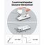 Induktive Ladestation Kompatibel mit Magsafe Ladegerät,QTlier 3 in 1 iPhone Ladestation für 17/16/15/14/13/12 Serie,20W Wireless Charger für Apple Watch 10/9/8/7/6/5/4/3 und AirPods (Tief Weiß)