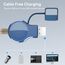 LVFAN Ladegerät für Apple Watch, iWatch Ladegerät Unterwegs, Kabelloses Tragbare Reiseladegerät Zubehör, USB Portable Wireless Travel Charger für Apple Watch 10 9 8 7 6 5 4 3 2 SE Ultra 2 (Blau)