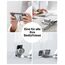 Mag-Safe Ladestation,Tragbare Ladegerät für Apple Watch und iPhone, induktive Ladestation für Reisen kompatibel mit iPhone 16 15 14 13 12 iWatch Serie, Wireless Charger für Airp0ds Pro 3 2 (Silber)