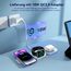 ZUMSEY 3 in 1 Faltbare kabellose Reiseladestation, Apple Ladestation Für Apple Watch und iPhone iPods, Wireless Charger für iPhone 16 15 14 13 12 Pro Max Plus/iWatch 10/9/Ultra/8/7/6/SE/5/4/3/AirPods