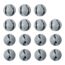 URAQT Kabelclips Kabelhalter, 15 pcs Vielzwecke Kabelführung Kabel Organizer Set für Schreibtisch, Netzkabel, USB Ladekabel, Ladegeräte, Audiokabel (Grau)