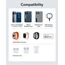 ESR 3 in 1 Ladestation Apple Watch und iPhone, Magsafe Ladestation, Faltbare Magsafe Ladegerät für iPhone 17e/17/16/15/14/13/12, Apple Watch 9/8/7/SE, AirPods Pro/3/2, Schwarz