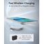 ESR für Magsafe Ladegerät, Wireless Charger mit Ständer für iPhone 17/17e/16/15/14/13/12, AirPods 4/3/2 Pro, Samsung S26, Induktive Ladestation mit 1,5m Verstärktem Nylonkabel, Weiß(Ohne Netzteil)