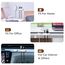 URAQT Kabelclips Kabelhalter, 12 Stück Vielzwecke Kabelführung Kabel Organizer Set für Schreibtisch, Netzkabel, USB Ladekabel, Ladegeräte, Audiokabel, Weiß