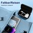 ZUMSEY 3 in 1 Faltbare kabellose Reiseladestation, Apple Ladestation Für Apple Watch und iPhone iPods, Wireless Charger für iPhone 16 15 14 13 12 Pro Max Plus/iWatch 10/9/Ultra/8/7/6/SE/5/4/3/AirPods