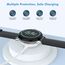 MoKo Ladegerät Kompatibel mit Google Pixel Watch 3/Pixel Watch 2 Smartwatch, Magnetisches Ladestation mit 1M USB Ladekabel Kabel für Fitbit Ace LTE/Versa 4/3/Sense 2/Sense, Weiß