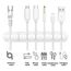 SOULWIT® Kabelhalter Kabelclips, [3 Stück] kabelmanagement Selbstklebend Kabel Organizer Vielzwecke Kabelführung Set für Schreibtisch Computer PC, USB Ladekabel, ZuhauseBüro