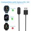 2-Stück Magnetisches Ladekabel Kompatibel mit Xplora X5 / X4, (Nicht für X6 Play) Tragbares USB-Kabel Ersatz Ladegerät Charging Cable,Schwarz & Schwarz