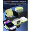 ZUMSEY 3 in 1 Faltbare kabellose Reiseladestation, Apple Ladestation Für Apple Watch und iPhone iPods, Wireless Charger für iPhone 16 15 14 13 12 Pro Max Plus/iWatch 10/9/Ultra/8/7/6/SE/5/4/3/AirPods