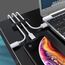 SOULWIT® Kabelhalter Kabelclips, [3 Stück] kabelmanagement Selbstklebend Kabel Organizer Vielzwecke Kabelführung Set für Schreibtisch Computer PC, USB Ladekabel, ZuhauseBüro