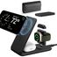 ESR 3 in 1 Ladestation Apple Watch und iPhone, Magsafe Ladestation, Faltbare Magsafe Ladegerät für iPhone 17e/17/16/15/14/13/12, Apple Watch 9/8/7/SE, AirPods Pro/3/2, Schwarz