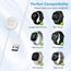 MoKo Ladegerät Kompatibel mit Google Pixel Watch 3/Pixel Watch 2 Smartwatch, Magnetisches Ladestation mit 1M USB Ladekabel Kabel für Fitbit Ace LTE/Versa 4/3/Sense 2/Sense, Weiß