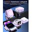 ZUMSEY 3 in 1 Faltbare kabellose Reiseladestation, Apple Ladestation Für Apple Watch und iPhone iPods, Wireless Charger für iPhone 16 15 14 13 12 Pro Max Plus/iWatch 10/9/Ultra/8/7/6/SE/5/4/3/AirPods
