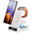 leQuiven Induktive Ladestation für Samsung S25 Ultra, 3 in 1 Kabelloses Ladestation für Galaxy S25/S24/S23/Z Flod 7/Z Flip 7, für Samsung Galaxy Watch 8/8 Classic/7/Ultra/6/5 Pro, Galaxy Buds3/3 Pro