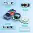 ZUMSEY 3 in 1 Faltbare kabellose Reiseladestation, Apple Ladestation Für Apple Watch und iPhone iPods, Wireless Charger für iPhone 16 15 14 13 12 Pro Max Plus/iWatch 10/9/Ultra/8/7/6/SE/5/4/3/AirPods