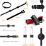 MiuCo Kabelmanagement Schreibtisch Kit mit 50Stk Kabelbinder Klettband+40Stk Kabelklemme/KabelClips+10Stk Kabelhalter Selbstklebende Kabelschellen, Kabel Management Organizer Kit für Schreibtisch