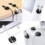 URAQT Kabelclips Kabelhalter, Vielzwecke Kabelführung Kabel Organizer Set für Schreibtisch, Netzkabel, USB Ladekabel, Ladegeräte, Audiokabel (15 PCS)