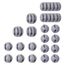 URAQT Kabelclips Kabelhalter, 20pcs Vielzwecke Kabelführung Kabel Organizer Set für Schreibtisch, Netzkabel, USB Ladekabel, Ladegeräte, Audiokabel (Grau)