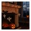 Blulu 100 Stücke Mini Outdoor Kabelclips mit Klebebändern Lichtclips Dekoration Clips Selbstklebende Haken Drahthalter für Weihnachten und Lichterketten (Mittel, Klar)