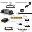 MiuCo Kabelmanagement Schreibtisch Kit mit 50Stk Kabelbinder Klettband+40Stk Kabelklemme/KabelClips+10Stk Kabelhalter Selbstklebende Kabelschellen, Kabel Management Organizer Kit für Schreibtisch