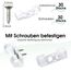 AGPTEK 30 Stück Kabelclips, Selbstklebende Kabelhalter für Schreibtisch, Netzkabel, Verlängerungskabel, TV-Kabel, LAN-Kabel, Kabelklemme Set mit Schrauben, keine Spur Kabelmanagement, Transparent